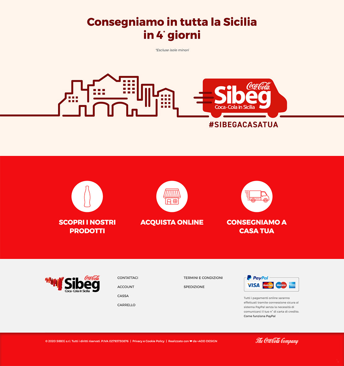 Sibeg / eCommerce B2C + ADD DESIGN - Agenzia di Comunicazione e Pubblicità  a Catania